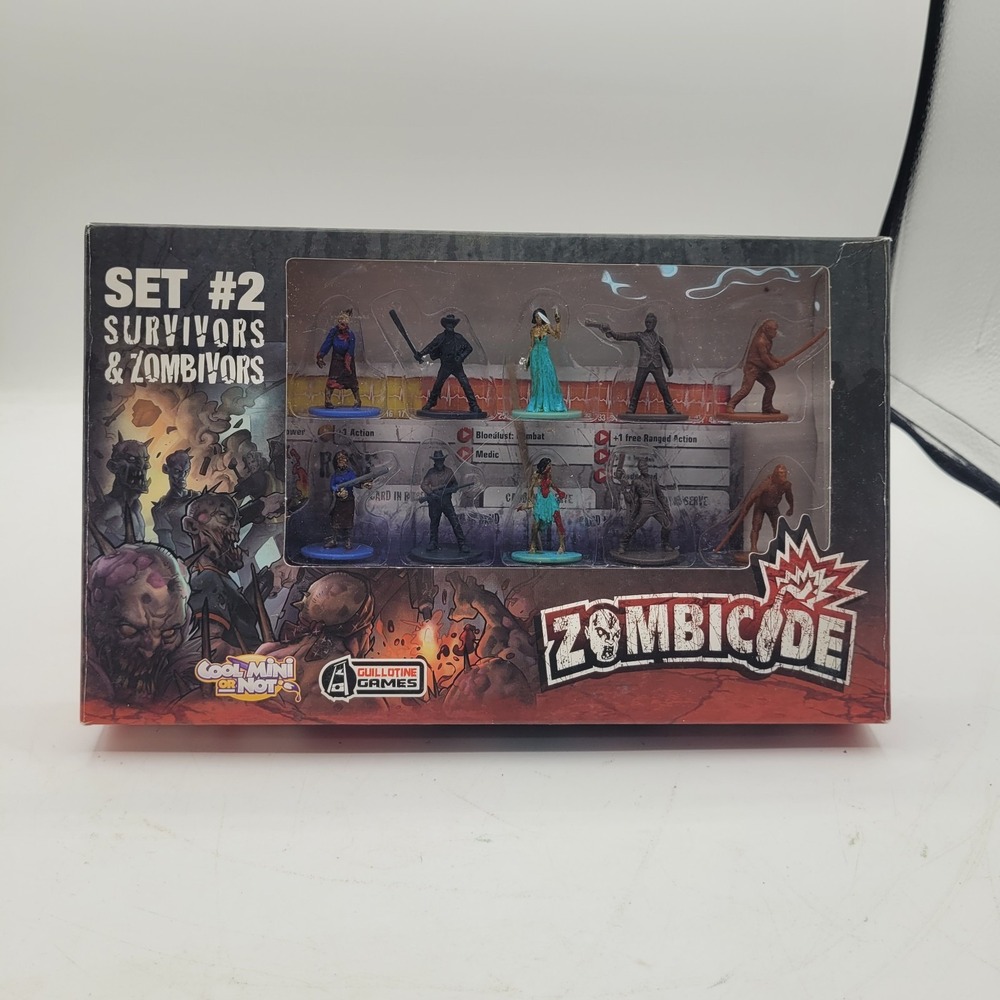 Cool Mini or Not Zombicide: Survivors & Zombivors Set #2 Board‎ Game - Mint